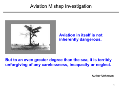 Aviation Mishap Investigation - ASQ0511