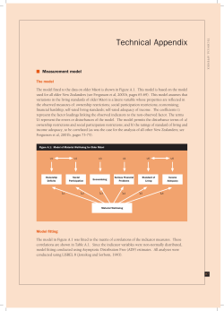 Technical Appendix - Ministry of Social Development