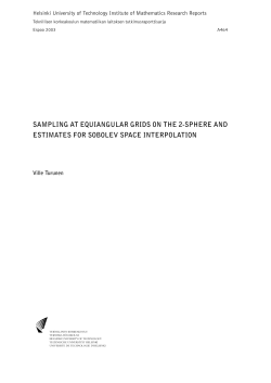 sampling at equiangular grids on the 2
