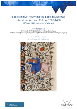 Bodies in flux: Rewriting the Body in Medieval Literature, Art, and