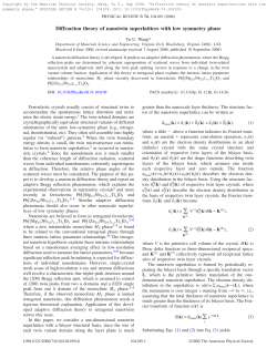 Diffraction theory of nanotwin superlattices with low