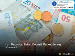 Irish Deposits: Retail Deposit Market Survey