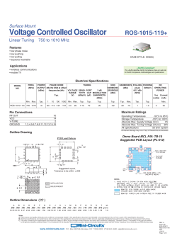 datasheet - Mini Circuits