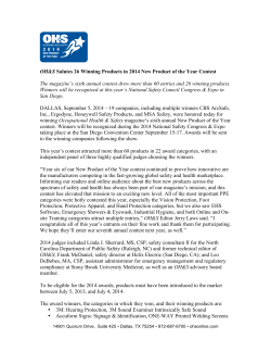 2014 New Product of the Year Award - e