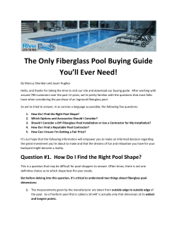 The Only Fiberglass Pool Buying Guide You`ll Ever Need!