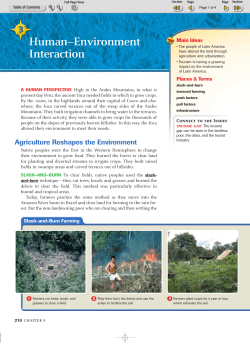 Human&ndash;Environment Interaction