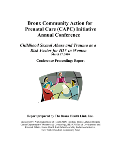 Bronx Community Action for Prenatal Care
