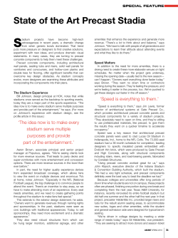 State of the Art Precast Stadia