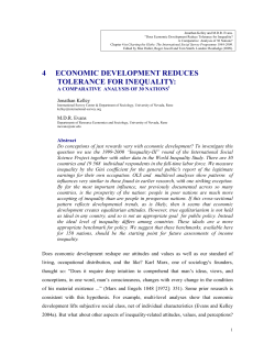 4 economic development reduces tolerance for inequality