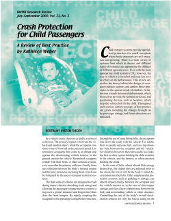 Crash Protection for Child Passengers