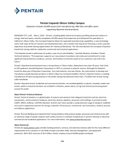 Pentair Expands Silicon Valley Campus