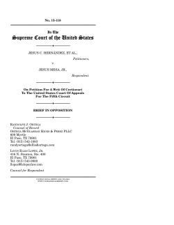 Brief in Opposition