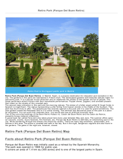 Retiro Park (Parque Del Buen Retiro)