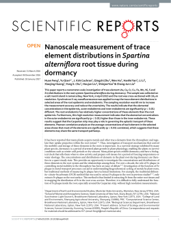 Nanoscale measurement of trace element distributions in