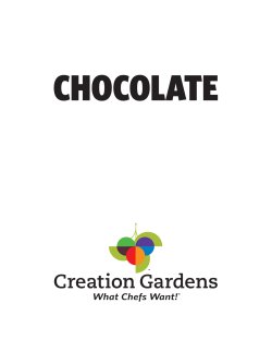 CHOCOLATE - What Chefs Want!