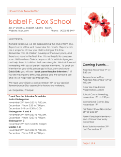 the newsletter