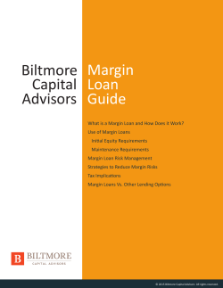 Margin Loan Guide - Biltmore Capital Advisors
