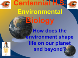 Predicting the Biomes of North America`s Paleoclimate