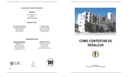 como contestar su desalojo - Legal Services of Greater Miami, Inc.