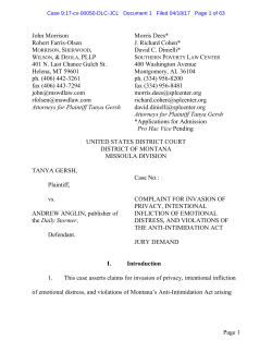 filed suit in federal court today