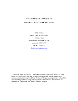 a set-theoretic approach to