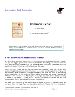 New Default - Conservative Book Summaries