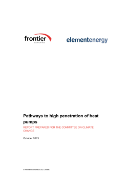 Pathways to high penetration of heat pumps
