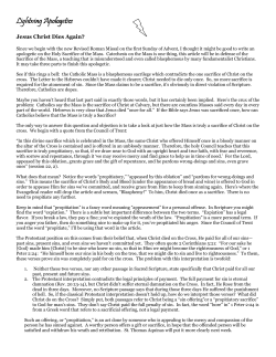 Lightning Apologetics - Good Shepherd Parish