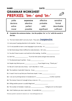 PREFIXES: `Im-` and `In-`