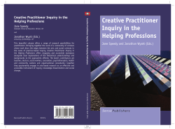 Creative Practitioner Inquiry in the Helping Professions