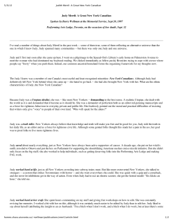 Judith Merril &ndash; A Great New York Canadian