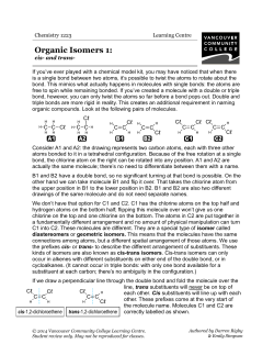 Organic Isomers 1