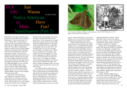 TAX ON Native American Namebearers (Part 2)