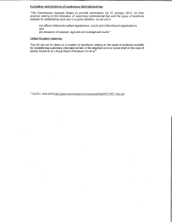 Information provided by the United Kingdom of Great Britain and