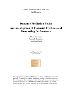 Dynamic Prediction Pools - Federal Reserve Bank of New York