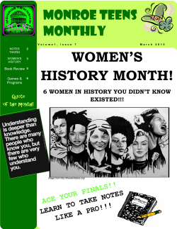 Issue 7, March 2015