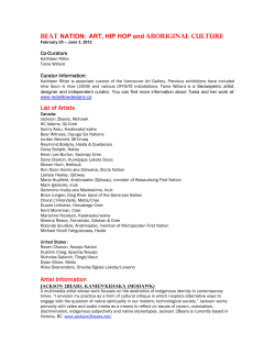 BEAT NATION List of Artists