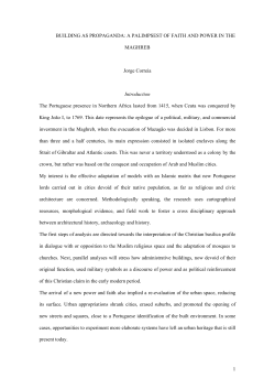 1 BUILDING AS PROPAGANDA: A PALIMPSEST OF FAITH AND