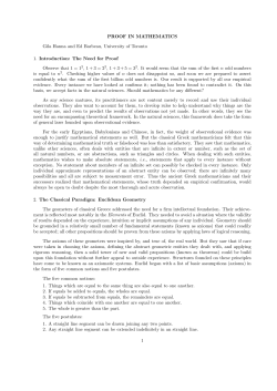 Proof in Mathematics (with G. Hanna)