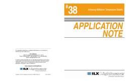 38 Achieving Millikelvin Temperature Stability