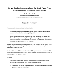 How a Gas Tax Increase Affects the Retail Pump Price