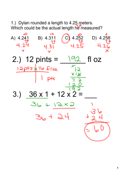 2.) 12 pints = ______ fl oz