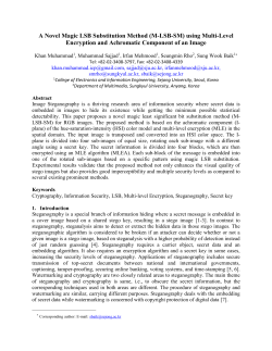 A Novel Magic LSB Substitution Method (M-LSB