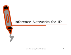 Inference Networks for IR
