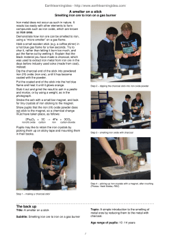 A smelter on a stick - Earth Learning Idea