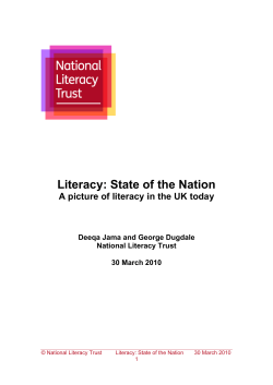 Literacy: State of the Nation