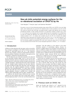 New ab initio potential energy surfaces for the ro-vibrational