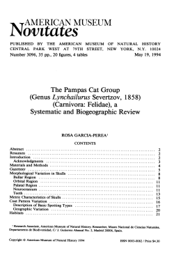 Novitates - AMNH Library Digital Repository