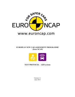 Euro NCAP AEB Test Protocol
