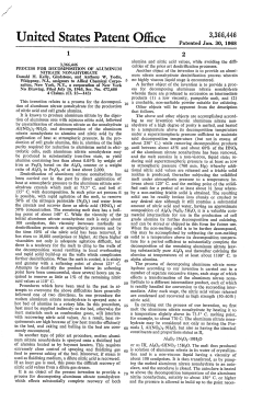 Process for decomposition of aluminum nitrate nonahydrate